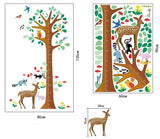 Deer height chart decal
