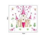 Fairy Castle Girls Bedroom Wall Decal