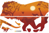 African Lion Wall Sticker