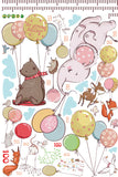 Animals & Balloons Height Chart